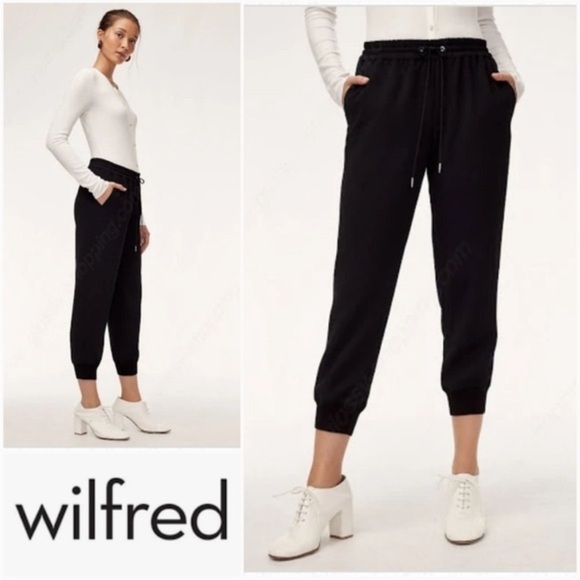 Aritzia Wilfred Buffon Crepe Jogger Pants Size XS NWOT - Picture 1 of 3